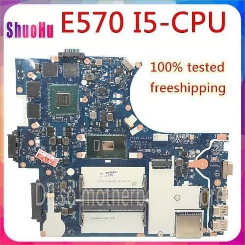KEFU NM-A831 Mainboard For Lenovo E570 CE570 NM-A831 SR2ZU i5-7200U GTX950M DDR4 Laptop Motherboard Test work 100% original