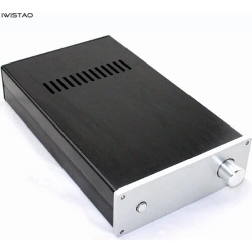 IWISTAO HIFI Tube Amplifier Casing W190*D315*H65mm Whole Aluminum Black Silver Panel