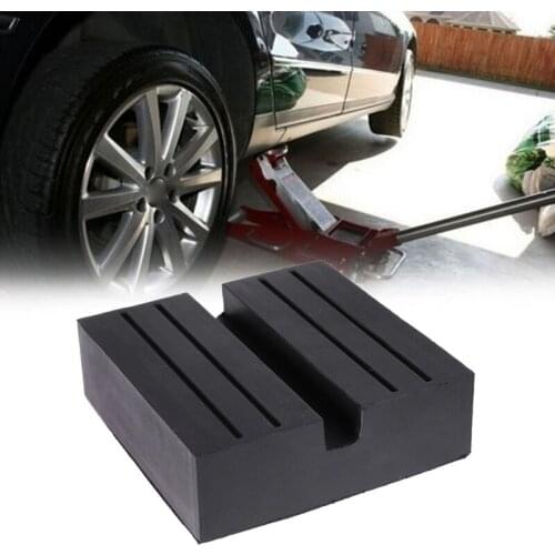 Square Universal Slotted Frame Rail Floor Jack Guard Pad Adapter Vehicle Repair