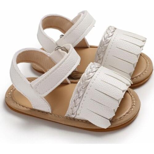 0-18M Newborn Baby Girls Summer Shoes Sandals First Walkers Newborn Shoes Casual Soft Sole Sandals Toddler Shoes