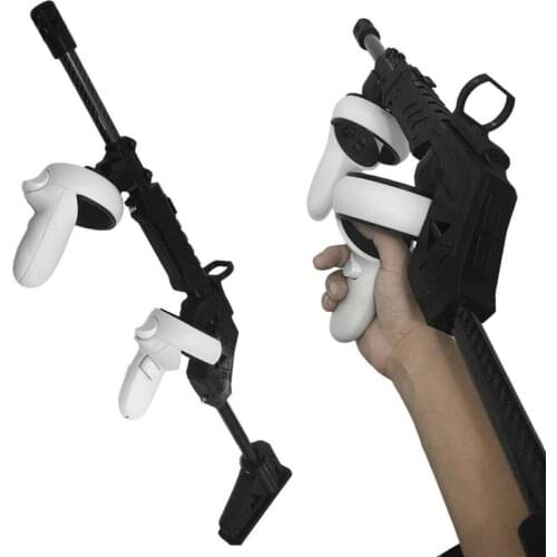 Magnetic Gun Stock For Oculus Quest 2 Controller Shooting Stand Enhanced Gaming Experience Grip ​for Oculus Quest 2 Accessories