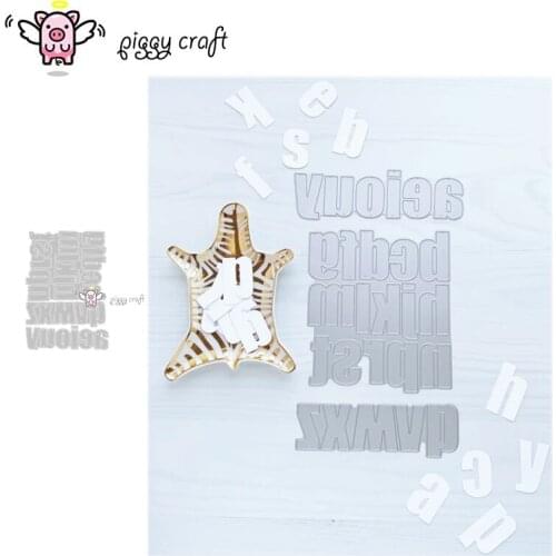Piggy Craft metal cutting dies cut die mold New Letter decoration Scrapbook paper craft knife mould blade punch stencils dies