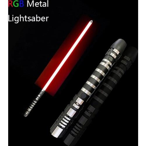 RGB Metal Lightsaber Toys Light Saber Brinquedos Sword Sabre De Luz Juguetes Kpop Lightstick Zabawki Oyuncak