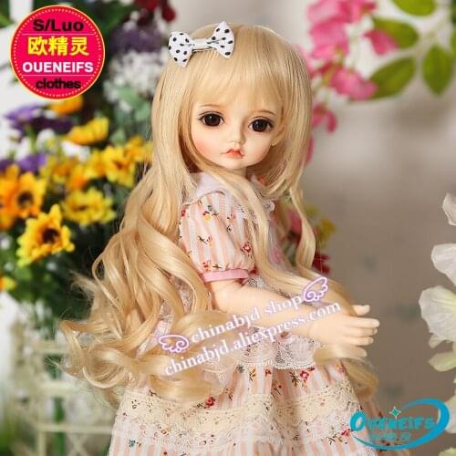 BJD SD Doll Clothes 1/4 One Piece Spliced Dress Farmhouse style For RL Doll RL Body YF4-04 Doll Accessories