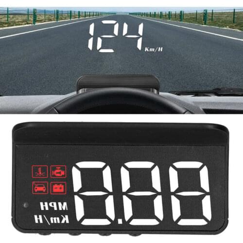 OBD2 HUD Head Up Display Windshield Projector Multi-Function Gauge Alarm Fatigue Driving Reminder
