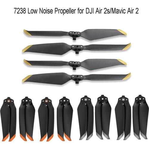 Low Noise 7238 Propeller Props Quick-Release 7238F Drone Blade Propellers for DJI Air 2s/Mavic Air 2 Accessories