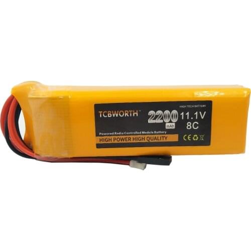 RC Lipo Battery 2S 3S 7.4V 11.1V 2200mAh 8C Max 16C JR JST FUBEBA Plug For RC Hubsan H501S Transmitter Receiver Remote control