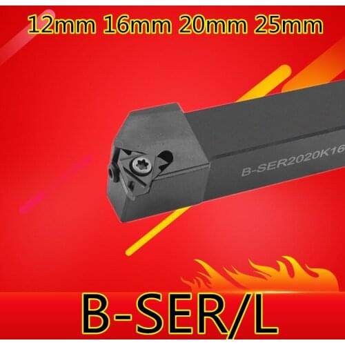 1PCS B-SER1212H16 B-SER1616H16 B-SER2020K16 B-SER/L2525M16 B-SEL1212H16 B-SEL1616H16 B-SEL2020K16 CNC Thread Turning Tool Holder
