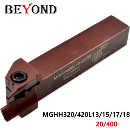 BEYOND Spring Steel MGHH420L18-50/80 MGHH320L17-80/160 20/36 160/400 30/50 MGHH420 MGHH320 Lathe Tool Holder Turning Cutter CNC