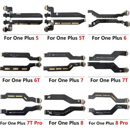 USB Charger Port For Oneplus 6 1+6 Dock Connector Charging Plug Board Flex Cable Replacement Parts