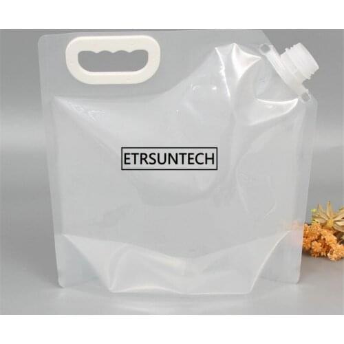 100pcs Foldable Water Bag Outdoor Sports Camping Hiking Juice Storage Bags Picnic Milk Wine Container Lifting Carrier