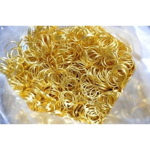 10000pcs Stainless Steel Jump Rings Octagon Beads Chandelier crystal Connectors Components