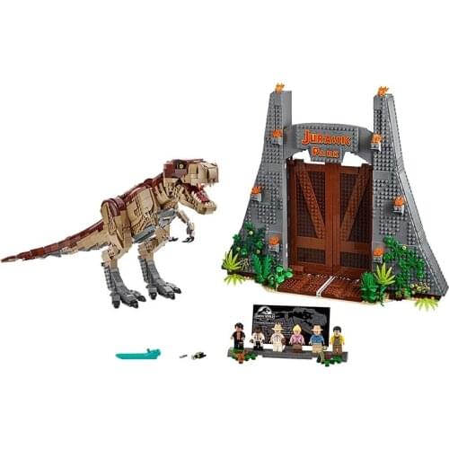 3156pcs 11338 Building Block Toy Dinosaur Series 75936 Assembled Building Block Childrens Toy Gifts