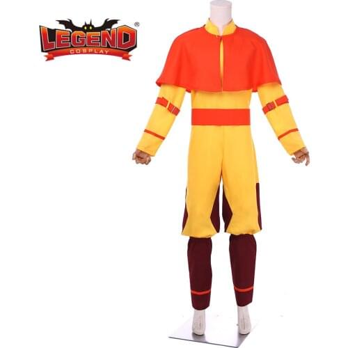 Anime Avatar The Last Airbender Bumi Avatar Aang Cosplay Costume Custom Made