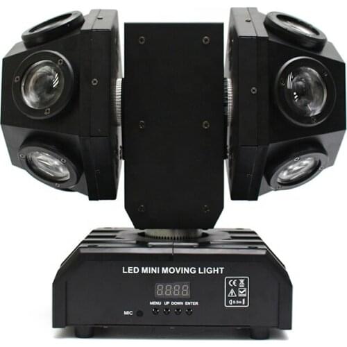 DJ laser stage lighting 18pcs 10w 3 head moving head beam dmx led dj light bar ktv effect lights