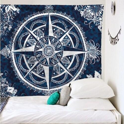 Gossip Mandala Tapestry Wall Hanging Dorm Decor Art Wall Tapestry Hippie Wall Carpet Psychedelic Tapestry Blanket 95x73cm