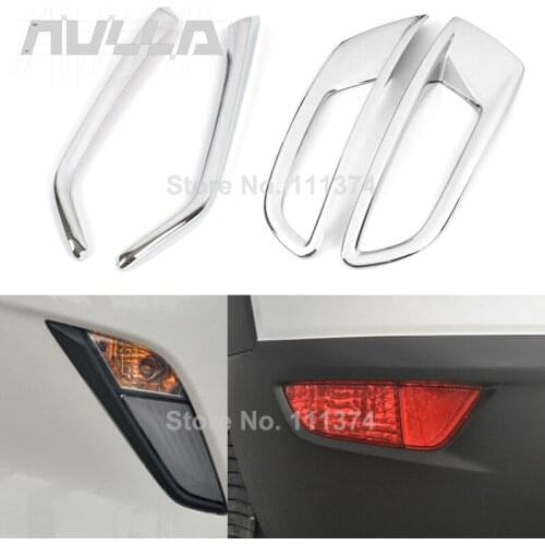 Chrome for Mazda CX3 CX-3 2017 2018 2019 2020 Front Rear Fog Lights Cover Frame Trim Accessories