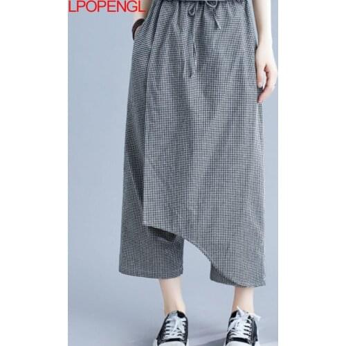 Женские льняные брюки LPOPENGL China At AliExpress