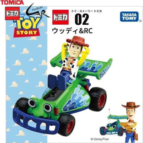 Takara Tomy Tomica Alloy Vehicle Model Disneys Toys Story Woody RC Racing Car Boy Gifts