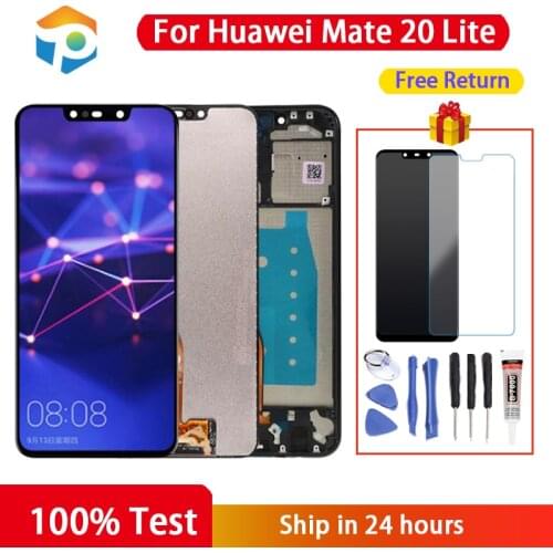 6.3" Original LCD For Hua wei Mate 20 Lite Display Touch Screen Replacment For Hua wei Mate 20 Lite LCD Display With Frame