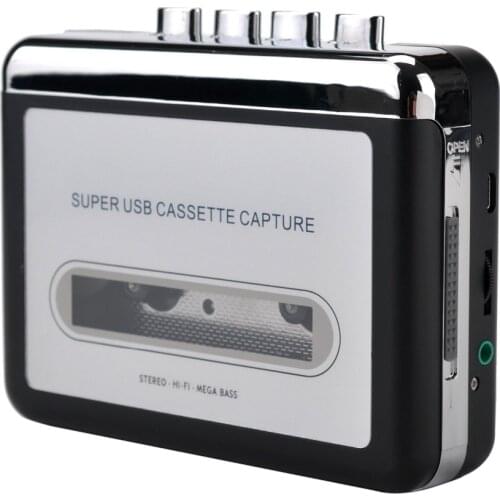 Old Cassette Player converter, convert old cassette tape to mp3 through computer for Windows& MAC os smart easy to take