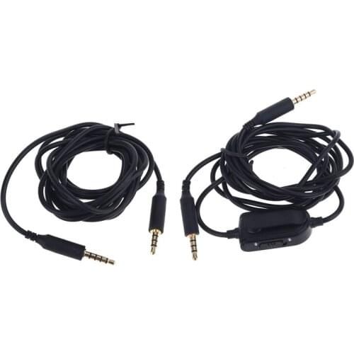 Replacement -Audio Cable For logitech -Astro A10 A40 Headphones Fits Many Headphones Microphone Volume Control