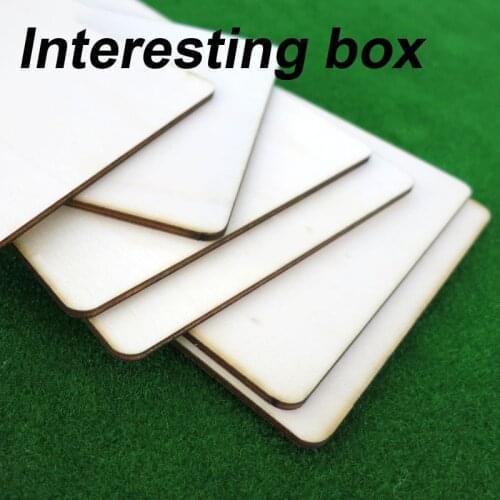 2mm rounded wood board rectangular thin wood board wood chip DIY model assembly material cosplay accessories