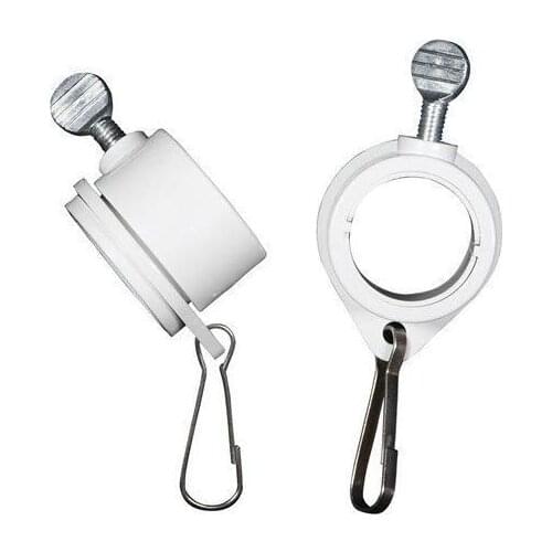 IN STOCK 2PCs Flagpole fixing tool Flag 1-Inch Diameter Rotating Mounting Rings