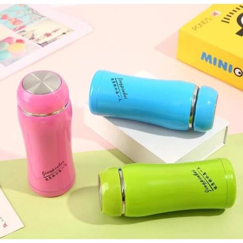 Ladies ' Cup Mini Youth Cup Stainless Steel Double-Layer Thermos Cup Thin Waist Water Cup Opening Gift Cup Customized Logo