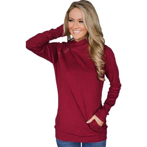 NORA TWIPS Sweatshirts Women 2018 Fashion Zipper drawstring tie with hood Hooded Tracksuits Solid Female Pullovers