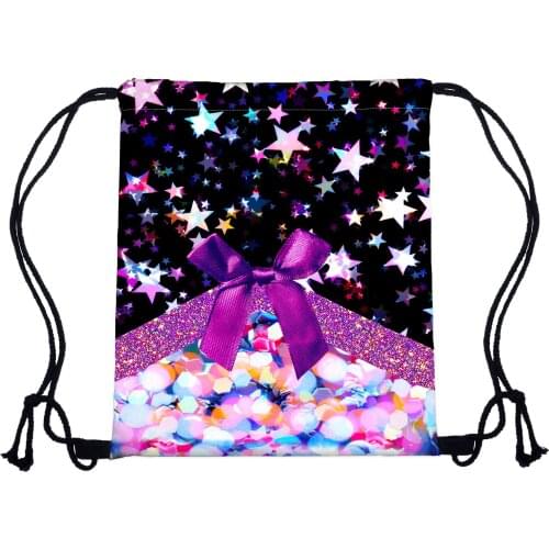 Fashion Women Christma Bag Drawstring Backpack 3D Printing Travel Softback Women Mochila Drawstring men Bags Shoulder bag new