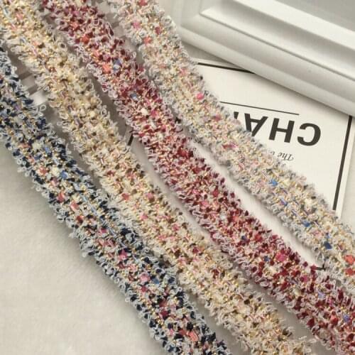 5yards New fashion Plush edge Ribbon Can be used for scarves Hats Neckline decoration DIY clothing accessor width 2.5cm RS1742