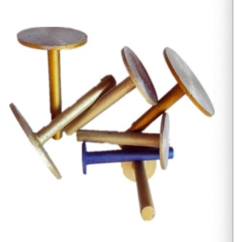 6pcs Diamond Grinding Head Burrs Grind Inverted Trapezoid Stone Jade Engraving Carving Peeled Rotary Tools Burs Mini Drill Bit