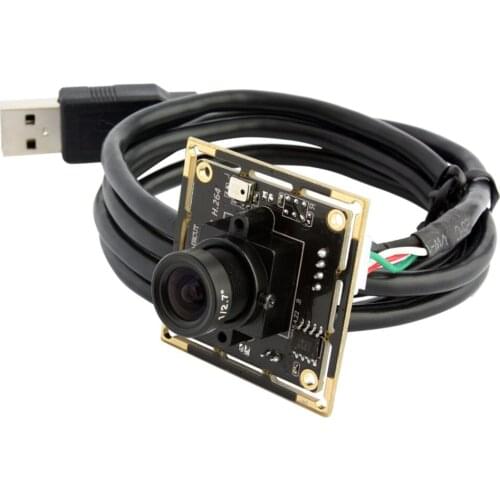 720P 1.0 megapixel HD OV9712 CMOS H.264 usb board camera with MIC audio microphone