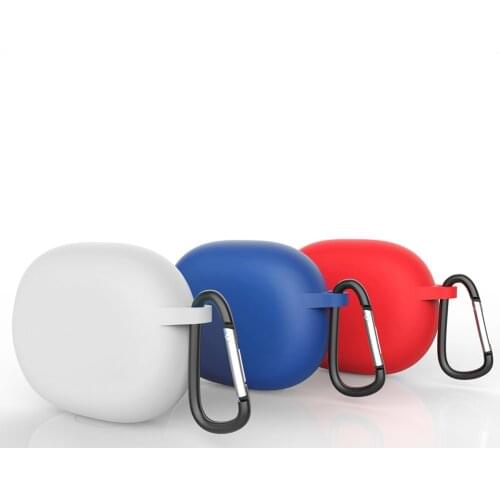 Wireless Earbuds Case w/ Hook Soft Silicone Protective Shell Anti-Fall Shockproof Protector Cover for Beats Studio Buds NEW