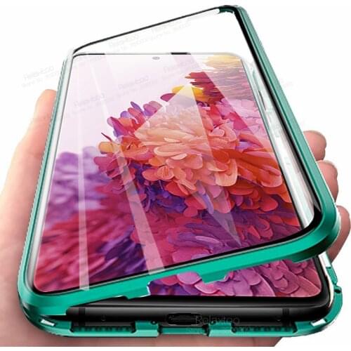 For Samsung S20 FE Case 360° Magnetic Flip Back Phone Cover For Samsung Galaxy S 20 Fan Edition S20EF 5G Protective Glass Fundas