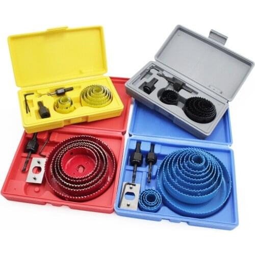 Woodworking Hole Saw Set Gypsum Board PVC Wood Board Reamer Carpentry Drill Head Pistol Drill Punch Carpentry Drill