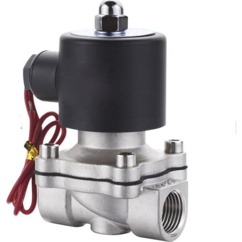1 1/2" Stainless Steel Electric solenoid valve Normally Closed 2S series stainless steel water solenoid valve