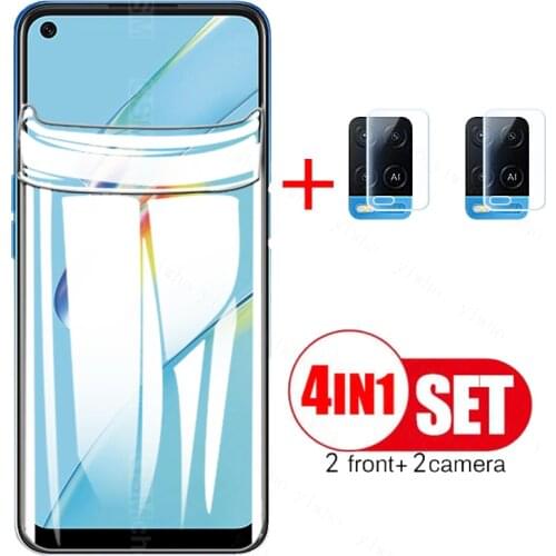 Hydrogel Film on For oppo a54 Camera Protector Glass On For oppo a 54 53 53s Safety Front Screen Tempered Film a53s oppoa54