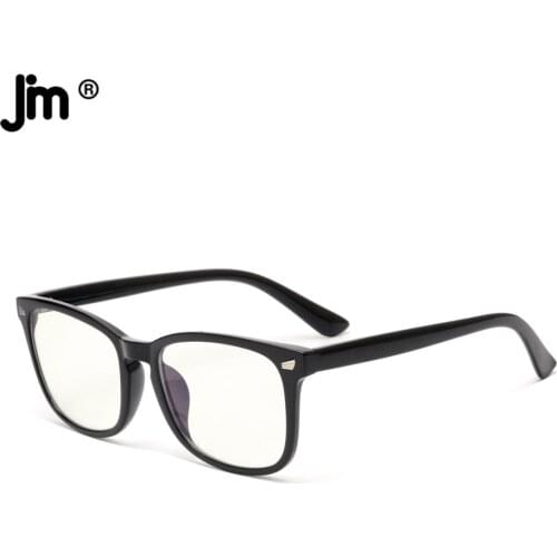 JM 2021 Children Square BLue Light Glasses for Kids Retro Computer Blue Light Blocking Glasses Frame