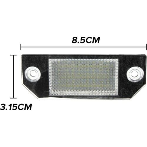 2pc For Ford C-MAX I 2003-2019 For Ford Focus MK2 2003-2008 LED License Number Plate Light Lamp