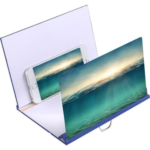 Besegad 8inch Foldable 3D Mobile Cell Phone Movie Videos Screen Magnifier for iPhone XR Xs Max Huawei Xiaomi OPPO Samsung