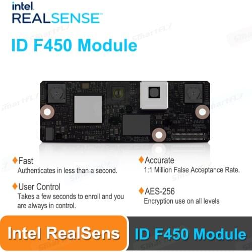 Intel RealSense ID F450 Module an Active Depth Sensor with a Specialized Neural Network to Deliver Secure and Accurate Facial