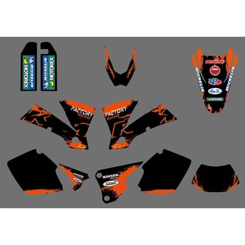 Dirt Pit Bike Motorcycle EXC Decal for KTM Motor EXC 2003 Year Graphics Kit