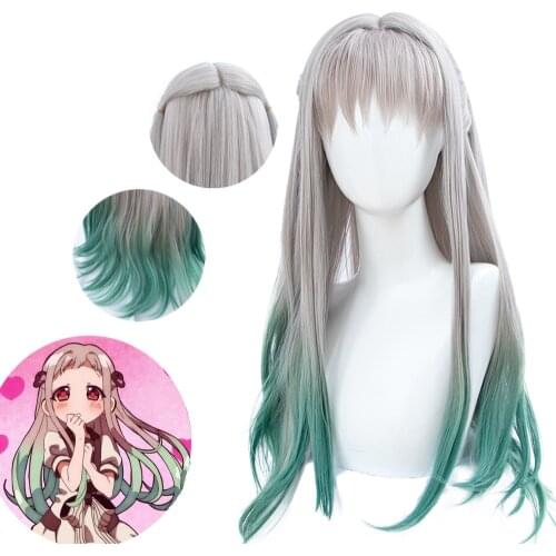 Anime Toilet-bound Jibaku Shounen Hanako-kun Cosplay wigs nene yashiro Cosplay Costumes wig Special gradient color girl long wig
