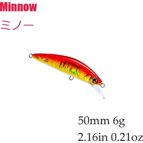 2021 50Mm 6G Artificial Bait for Fishing Baits Sinking Stickbait for Fishing Floating Wobblers Pike Baits Shads Tackle