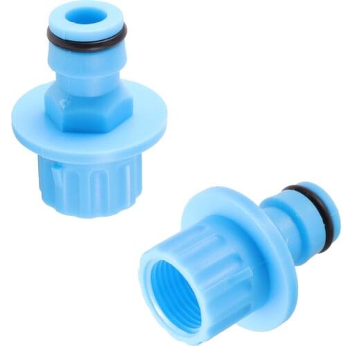 Car wash pump hose connector with 18mm internal thread agricultural gardening watering diaphragm pump connecting pipe 2pcs