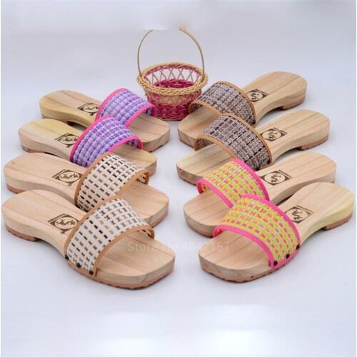 Unisex Wooden Japanese Style Shoes for Men Women Oriental Geta Clogs Naruto Ninja Anime Cosplay Flip Flops Shoes Street Outwear