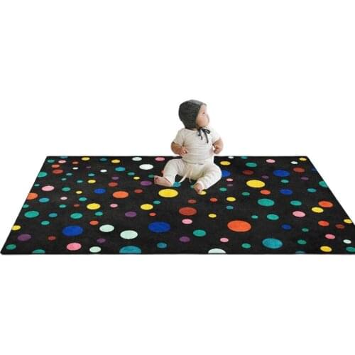 Carpets For Living Room Modern Nordic Geometric Home Sofa Rug Colorful Dots Decor Bedroom Floor Mats Non-Slip Soft Kids Room Rug