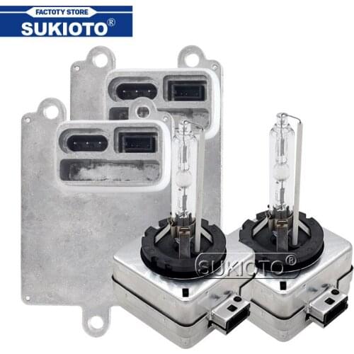 SUKIOTO Original 55W D1S D3S Xenon HID Kit 4300K 5000K 6000K 8000K Car Headlight D1 D1S Ballast Xenon D1R D3R Replacement Bulbs